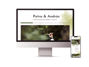 Esküvői weblap - Erdő mélye